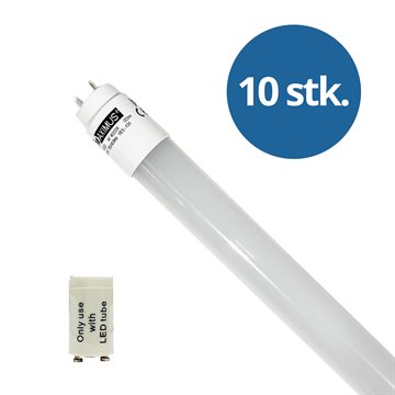 10 stk. Maximus 18W T8 LED-rør på 120 cm.